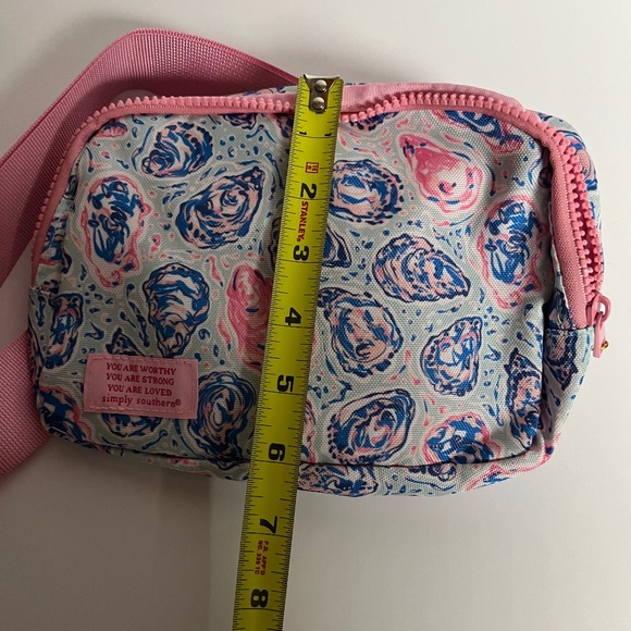 Simply Southern Collection Oyster Sea Shells Belt Bag Fanny Pack Beach Ocean New - Picture 7 of 7